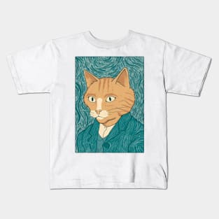 Cat Gogh Kids T-Shirt